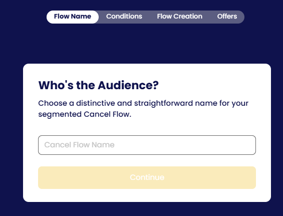 Flow name step