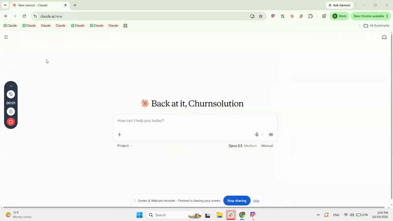 Connecting Churn Solution from the Claude connector directory