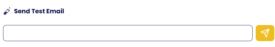 Send test email
